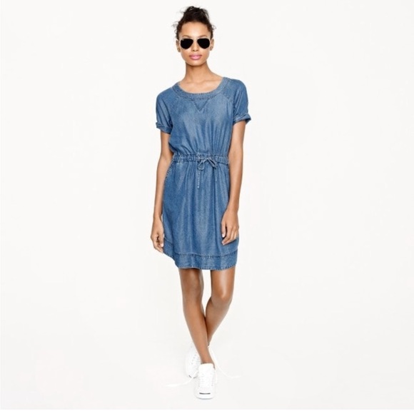 J. Crew Dresses & Skirts - J. Crew Lightweight Washed Chambray Dress